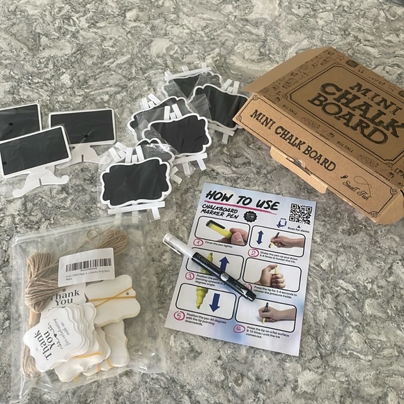 Small Fish - 120 pc. mini chalkboard set - Picture 2 of 5